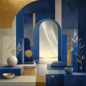Rooms of Blue Silence by Juniper Meridian
